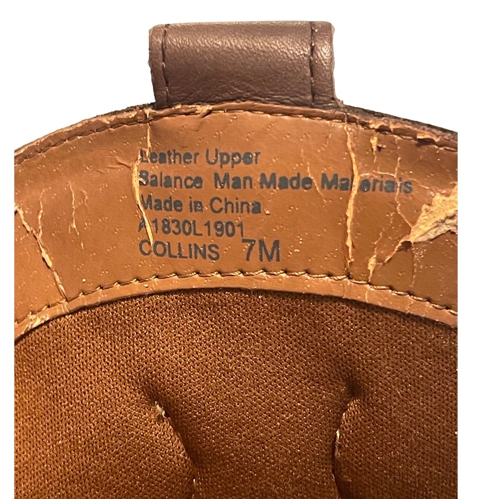 Reba McEntire Collins Brown Leather Western Cowboy Boots A1830L1901 Womens 7M - Picture 6 of 8